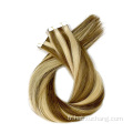 613 Extensions de ruban de cheveux blonds